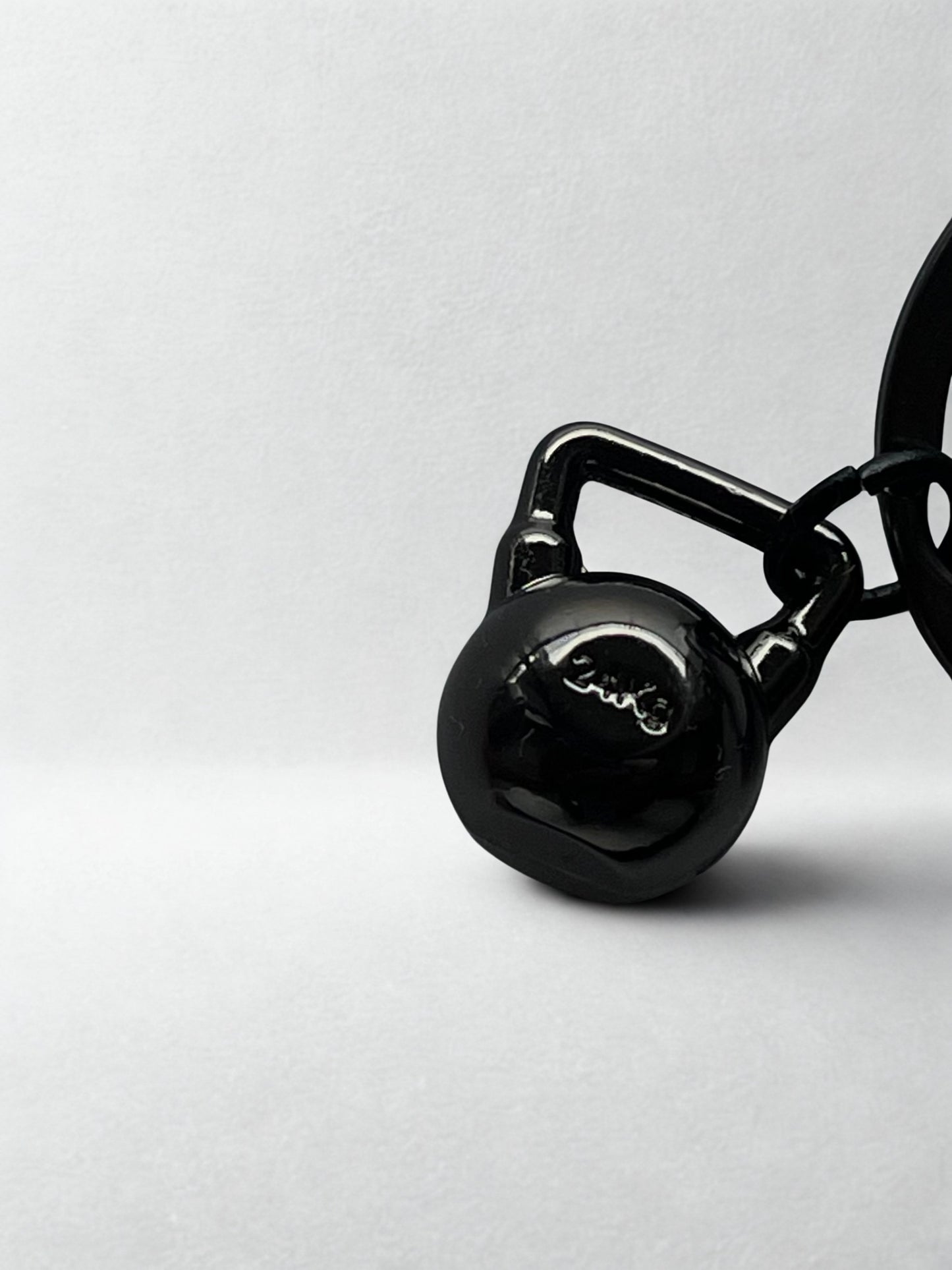 Barbell and Kettlebell keychain