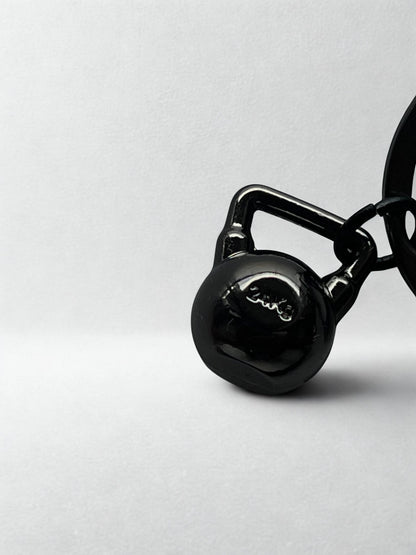 Barbell and Kettlebell keychain