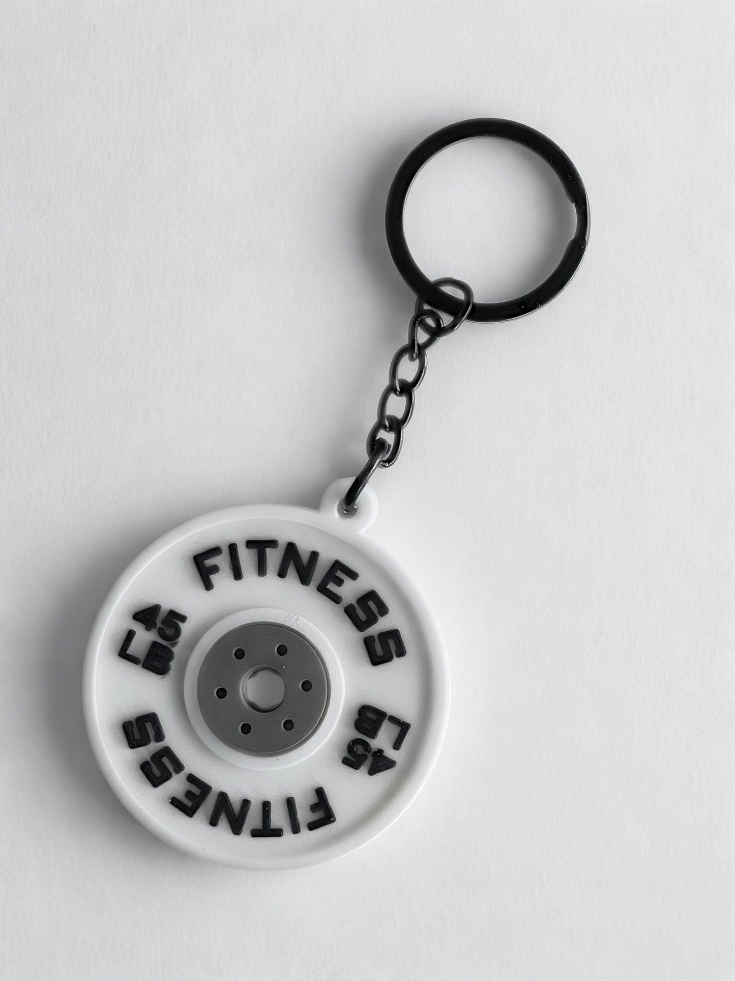 45 lb-plate keychain