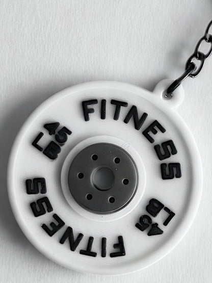 45 lb-plate keychain