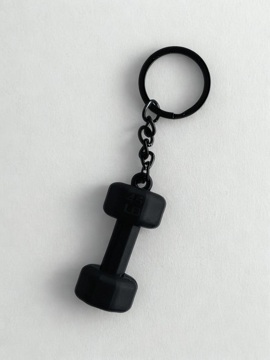 dumbbell keychain