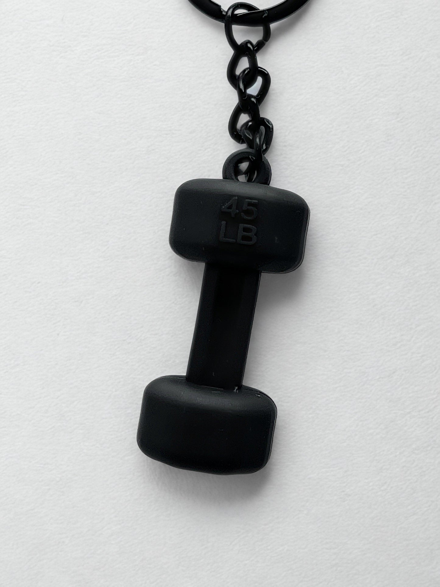 dumbbell keychain