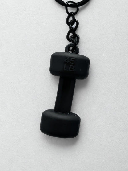 dumbbell keychain